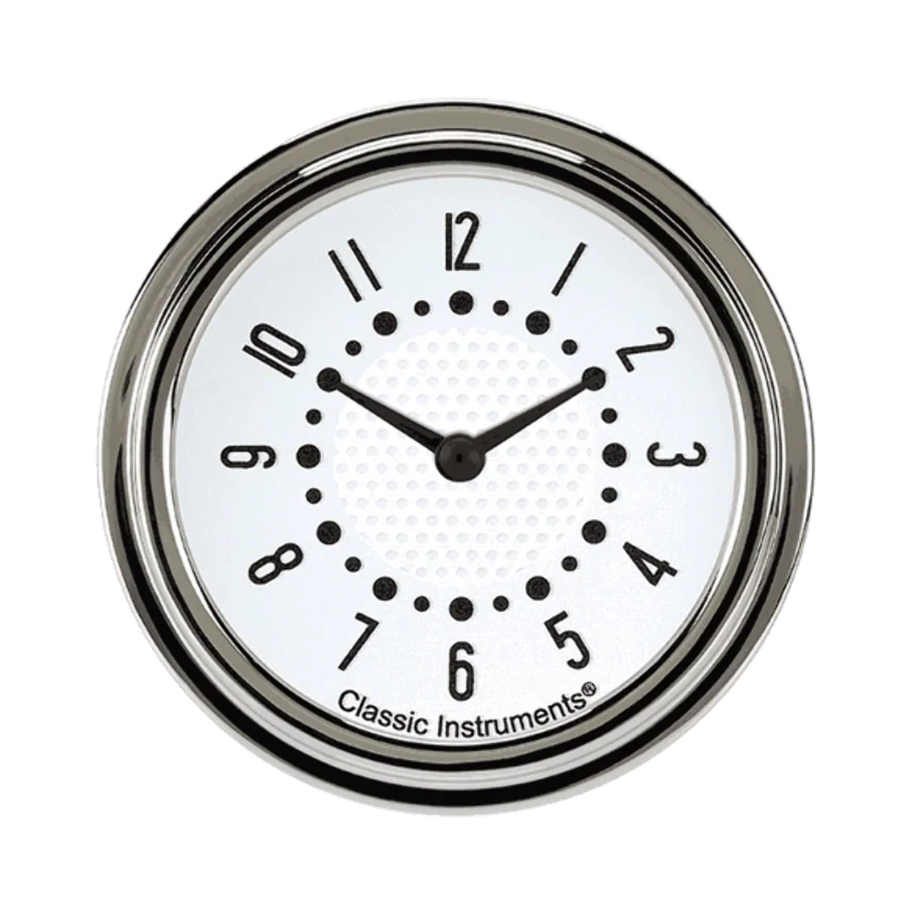 Bel Era III Matching White 2 5_8_ Clock BET92W